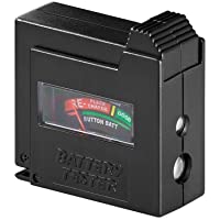 Goobay 54020 Probador de batería para AAA- AA- C- D- 9 V- N y células de botón